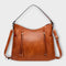Olivia - Vintage-inspired Elegant Women's Handbag - Brown
