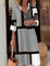 Margaritte | Geometric Print Shirt Dress - Grey