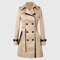 Cherie - Long Trench Coat - Beige