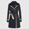Cherie - Long Trench Coat - Black