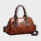 Olivia - Elegant Vintage Shoulder Bag - Brown