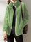 Elina - Soft Fleece Jacket - Green