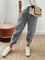 Cajsa - Cotton Striped Trousers - Black