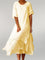 Eloise | Stylish Layered Midi Dress - Yellow