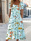 Anita™ Elegant Women's Dress - Light Blue