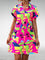 Yolanda™ Elegant Women's Dress - Pink Red