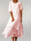 Eloise | Stylish Layered Midi Dress - Pink