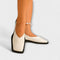 Ulani – Casual Shoes with Zebra Print - Beige