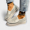 Thalia – Casual Platform Loafers with Round Toe - White