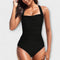 Lina - One-Piece Swimsuit - Black