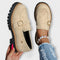 Poet – Casual Slippers with Round Toe - Beige