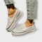 Sable – Leather shoes adorned with rhinestones - Silver
