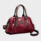 Olivia - Elegant Vintage Shoulder Bag - Red