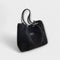 Olivia - Soft Cord Shoulder Bag - Black