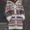 Valentina Knitted cardigan in wool - Colored