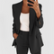 Luna™ - Stylish Refined Chic Blazer Set - Black