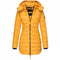 Elise™ - Long down jacket - Yellow