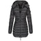 Elise™ - Long down jacket - Black