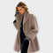 Emma - Premium Windproof Wool Coat - Khaki