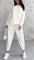 Ariana - Relaxed Cozy Set - White (Almost sold out)