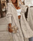 Jelone - Extended Length Hooded Cardigan - Beige