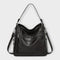 Olivia - Classic Retro Shoulder Bag - Black