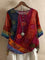 Anya™ | Retro-Inspired Blouse - Red