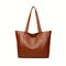 Ava - Genuine Leather Shoulder Bag - Brown