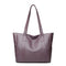 Ava - Genuine Leather Shoulder Bag - Purple