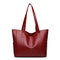 Ava - Genuine Leather Shoulder Bag - Red
