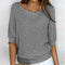 Luigia - Elegant Knit Sweater - Gray