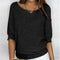 Luigia - Elegant Knit Sweater - Black