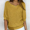 Luigia - Elegant Knit Sweater - Yellow