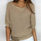 Luigia - Elegant Knit Sweater - Beige