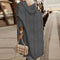 Jelone - Extended Length Hooded Cardigan - Gray