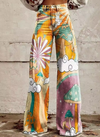 Amelia | Psychedelic Mushroom Print Jeans