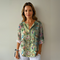 Arlene™ | Chic Floral Print Blouse - Green