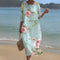Therese™ Elegant Women's Dress - Blue