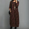 Aisha™ Stylish Winter Dress - Burgundy
