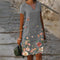 Hilda™ Elegant Women's Dress - Grey