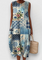Alizhyah | Elegant Ocean Blue Dress - Bloom Blue