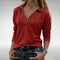 Sienna™ Women's Half-Zip Jumper - Red