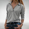 Sienna™ Women's Half-Zip Jumper - Grey