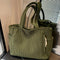 Sienna™ Corduroy Tote Bag - Green