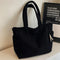 Sienna™ Corduroy Tote Bag - Black