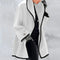 Maria™ - Elegant and trendy fleece jacket - White